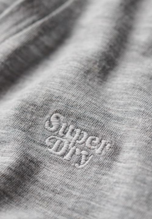 Produktbild Superdry Strukturiertes T-Shirt mit V-Ausschnitt und Stickerei (12XL)