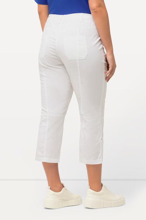 Actual product image Ulla Popken Roll-Tab Hem Stretch Cargo Pants (60)
