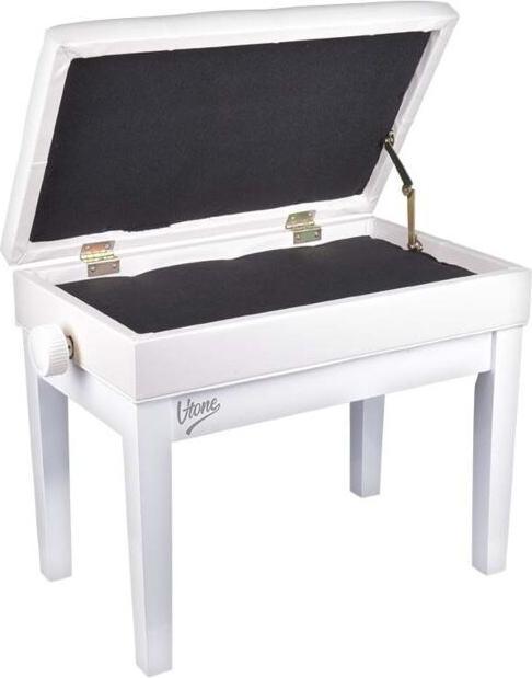 Actual product image No Name V-TONE PIANOBANK 2 WH with storage WHITE