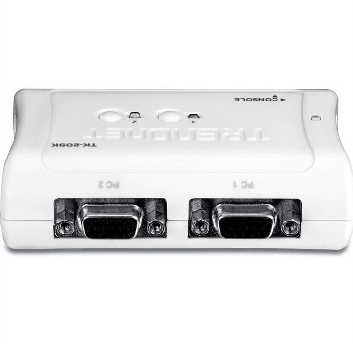 Actual product image Trendnet TK-209K 2-way USB KVM switch kit with audio