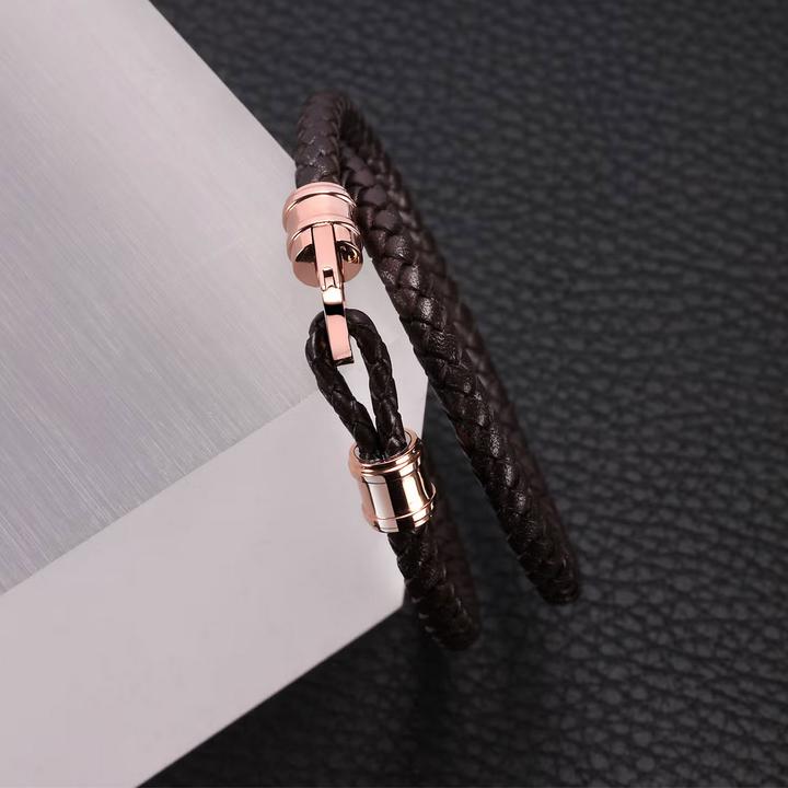 Produktbild Morellato Moody Brac Rg+Brown Leather 42 (42 cm, Edelstahl, Leder)