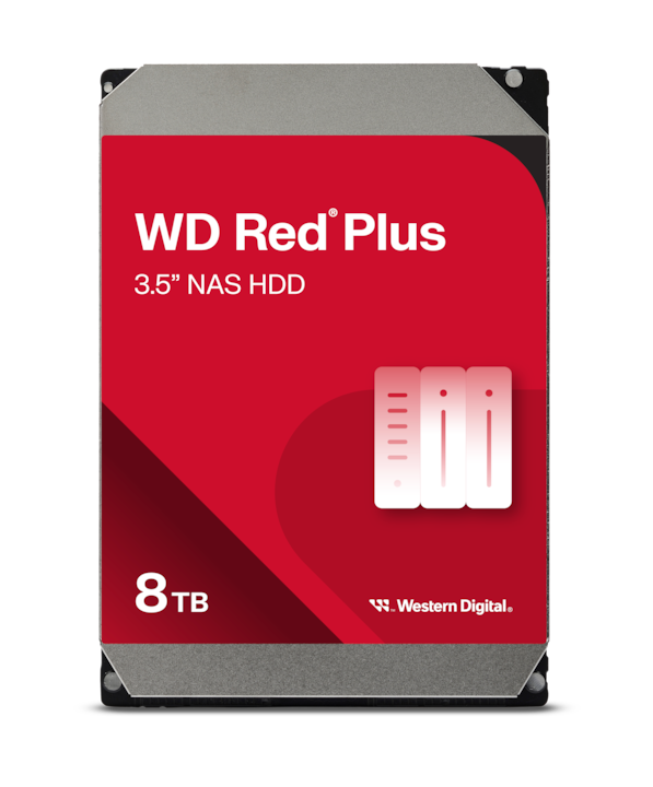 WD Red Plus (8 TB, 3.5", CMR)