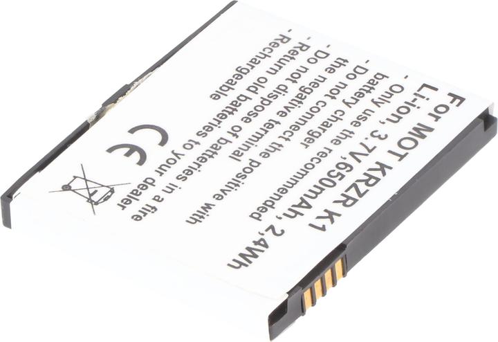 Actual product image XCell Motorola KRZR K1, BC50, CFNN1043 battery from AccuCell