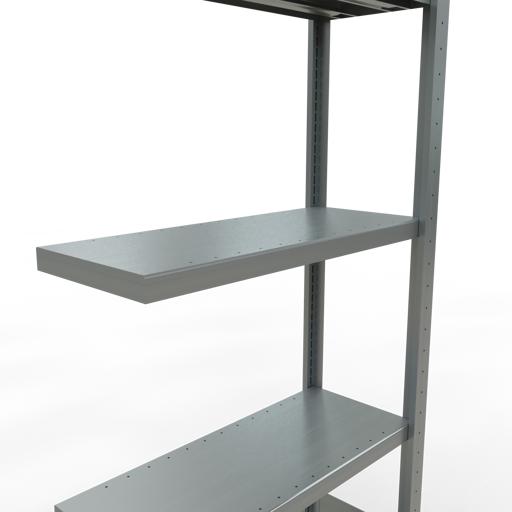Actual product image Schulte Lagertechnik MULTIplus250 boltless add-on bay system with length bolts