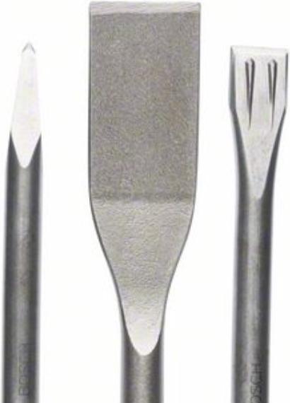 Produktbild Bosch Professional Zubehör 3-tlg. Meisselset, SDS plus, 0/20/40 mm (255 mm)