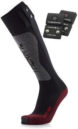 Actual product image Therm-ic First Heated Socks with 1200 Battery Pack, Size 45-47 (45 - 47)