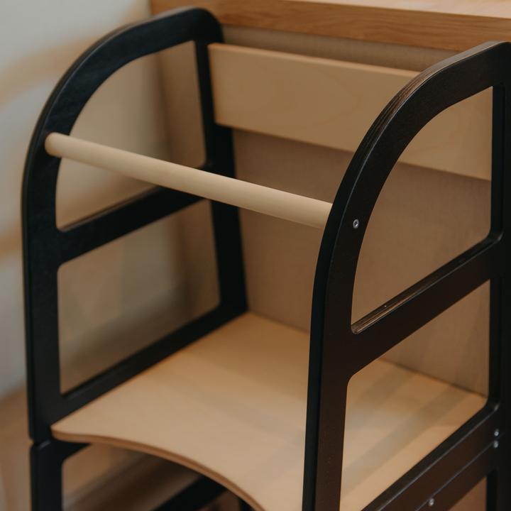 Actual product image Leg&go Transformable Kitchen Tower, Black (40 x 45 x 90 cm)