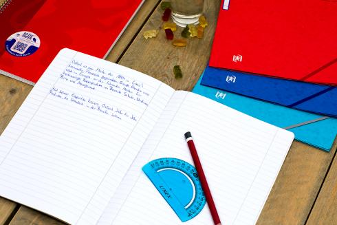 Actual product image Oxford College notebook (A4+, Lined, Hardcover)