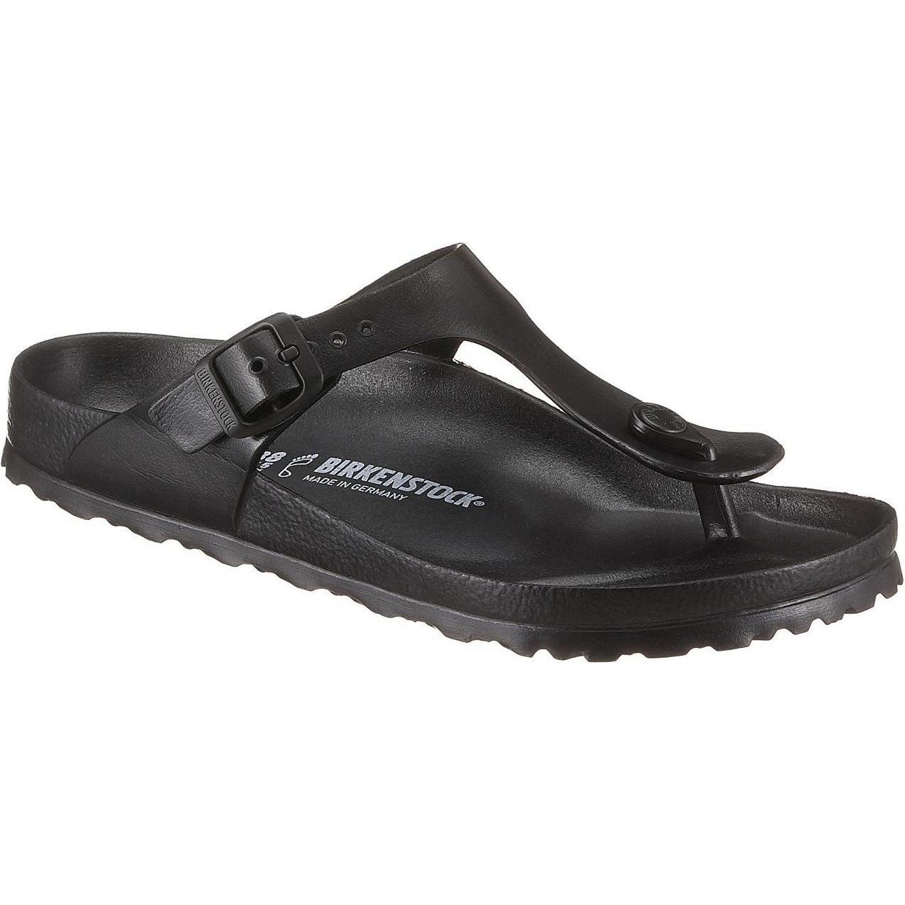 Thumbnail - Birkenstock, Damen, Sandalen, Zehensteg Gizeh, Schwarz, (37)