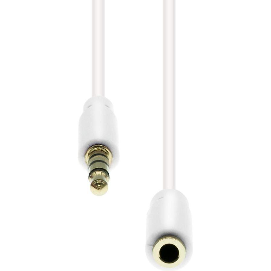 ProXtend Mini-Jack 4-Pin Slim Extension Cable White 3M (3 m), Audio Kabel