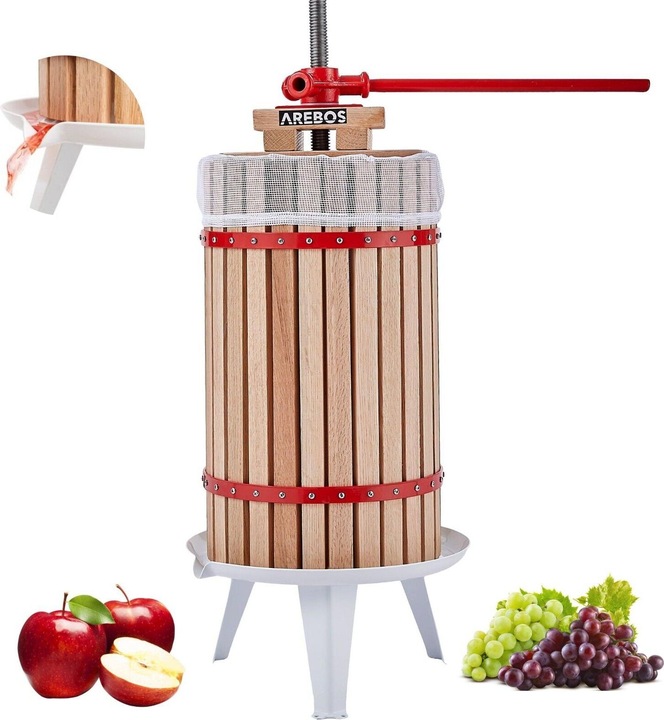 Immagine prodotto Arebos Pressa per frutta (Spina CH)