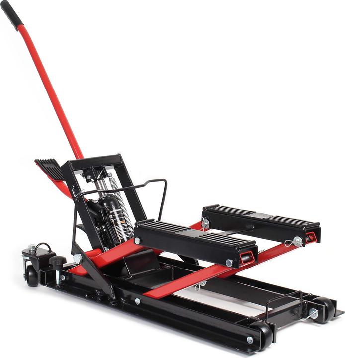 Produktbild Wiltec Set 680kg Motorradheber Montageständer ATV Quad + Montagebock mit Rädern