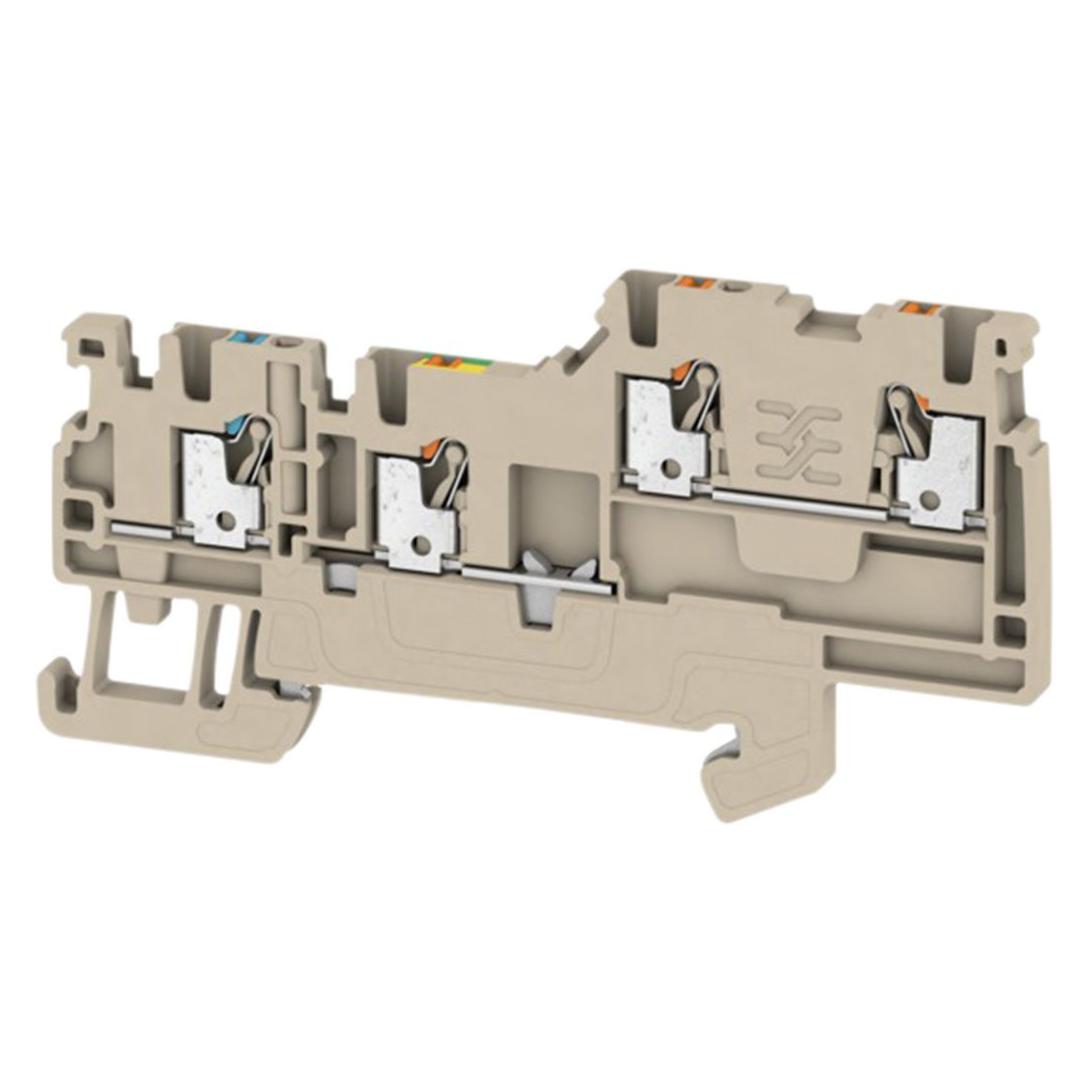 Weidmüller AIO21 1,5 SO-PE (Diverse), Elektronica benodigdheden + Behuizing, Beige