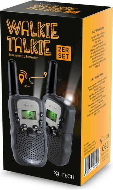 Actual product image X4 Tech 701952 PMR radio set of 2 (3 km)