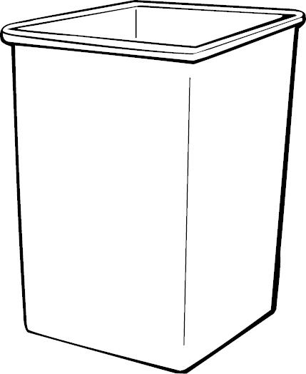 Produktbild Rubbermaid Wertstoffsammler aus Kunststoff (132.50 l)