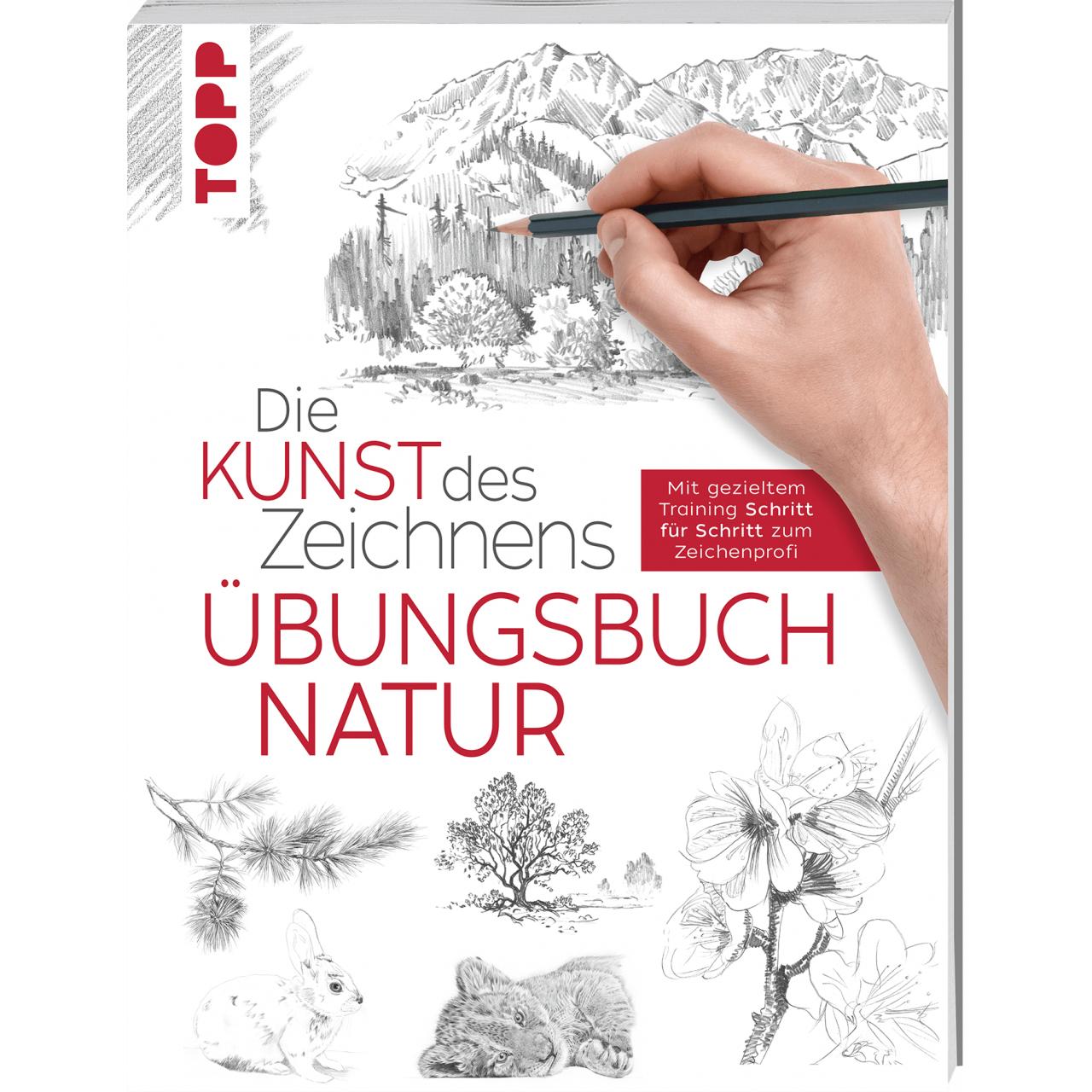 Die Kunst des Zeichnens - Natur Übungsbuch, Ratgeber von frechverlag