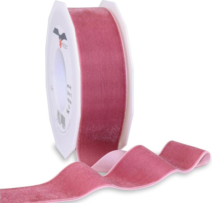 Produktbild Pattberg Geschenkband Samt 40 mm x 10 m, Altrosa (1x)