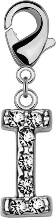 Image du produit Star Piercing Pendentif avec cristal lettre I (Laiton)