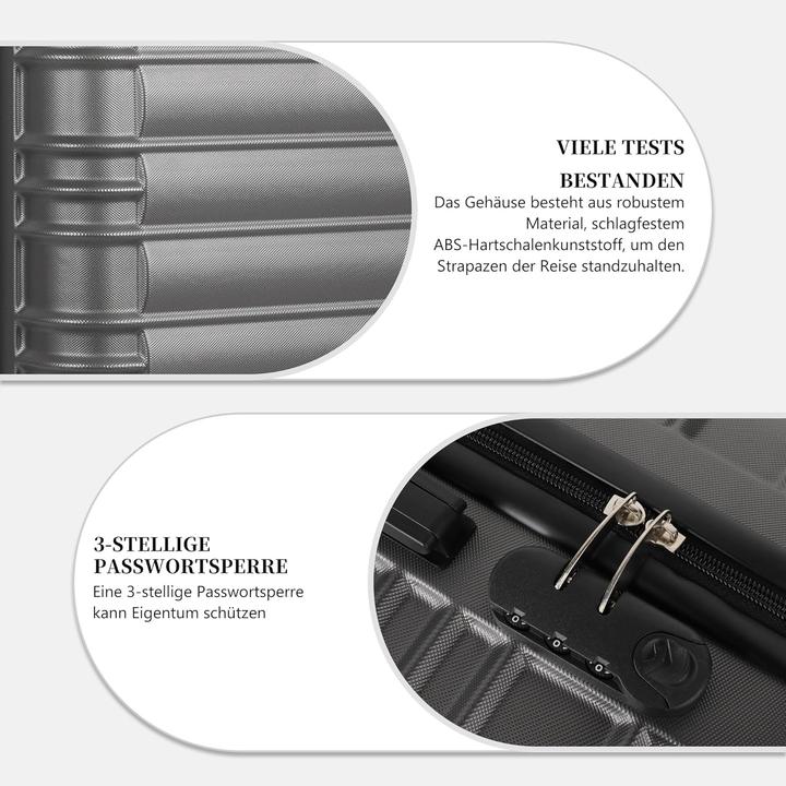 Produktbild MoFut Hartschalen-Trolley mit Zahlenschloss (65L) (65 l)