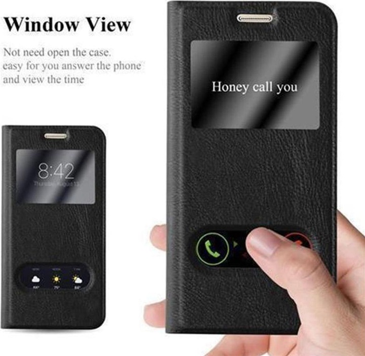 Produktbild Cadorabo Book mit View Doppelfenster Cover (Samsung Galaxy S7)
