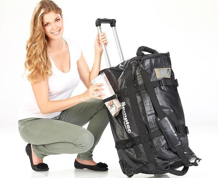 Produktbild Semptec 2in1-Trolley-Reisetasche aus reissfester Lkw-Plane, 100 l