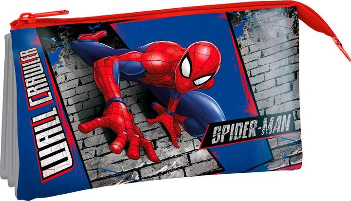 Produktbild Kids Licensing Marvel Spiderman triple pencil case