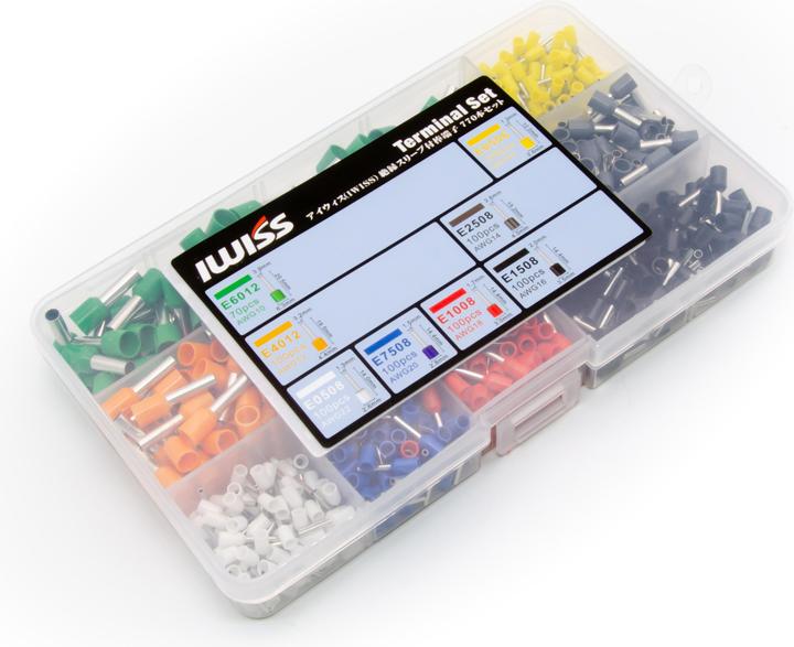 Actual product image Iwiss Wire end ferrules set 770 pcs.