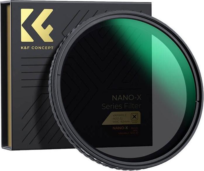 Productafbeelding K&F Concept Filter Nano-X 82 mm XV38 (82 mm, ND / grijsfilter)