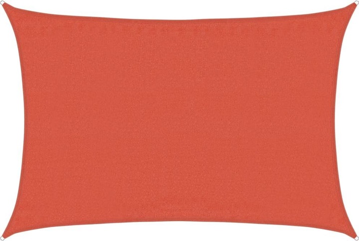 Image du produit VidaXL Sonnensegel 160 g/m² Rechteckig rot HDPE (3,5 x 5 m)