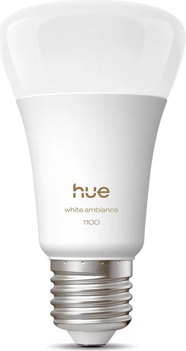 Actual product image Philips Hue A60 - A60 pre - 1100 - 1-pak (E27, 8.10 W, 1100 lm, 1 x, D)