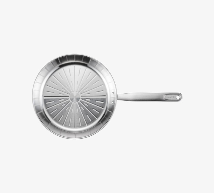 Actual product image Fiskars All Steel Pure Frying Pan 28cm (28 cm, Frying pan, Stainless steel)