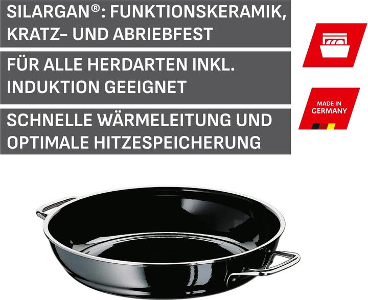 Actual product image Silit Schmorpfanne Servierpfanne 20cm Professionell Induktion Silargan (Frying pan, Silargan, 20 x 4.60 cm)