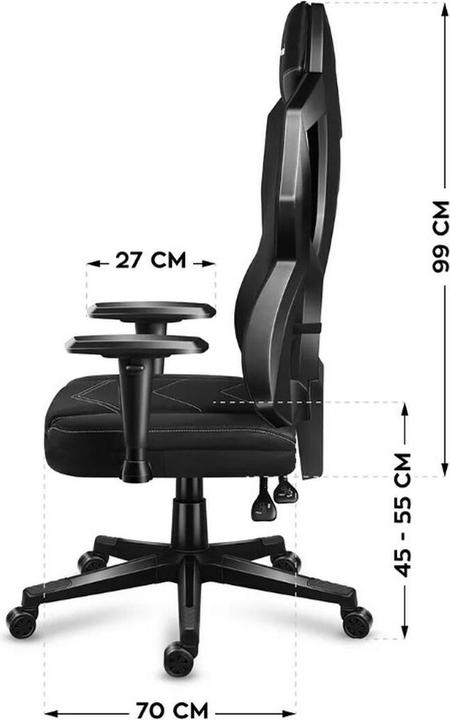 Produktbild Huzaro Fotel gamingowy Combat 6.2 Black RGB