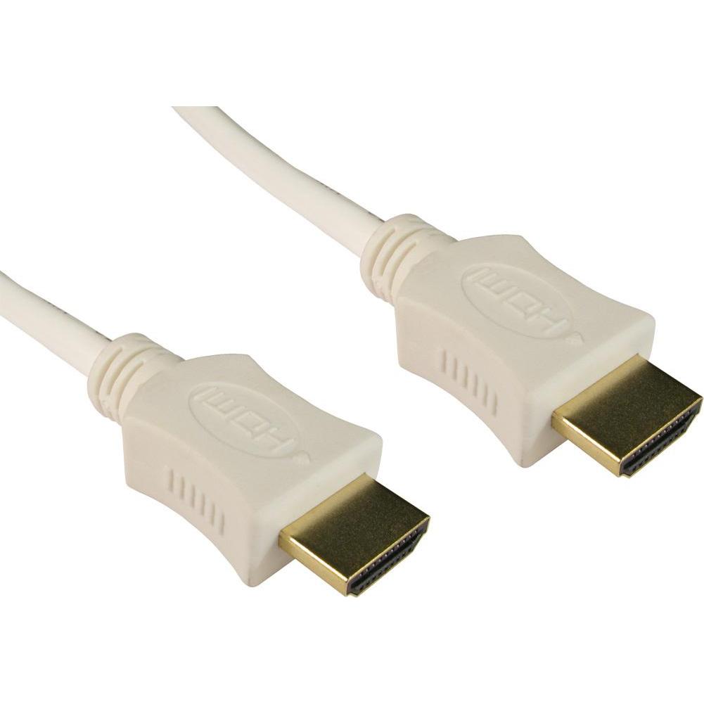 Cables Direct CDL 20m High Speed HDMI - White (20 m, HDMI), Video Kabel