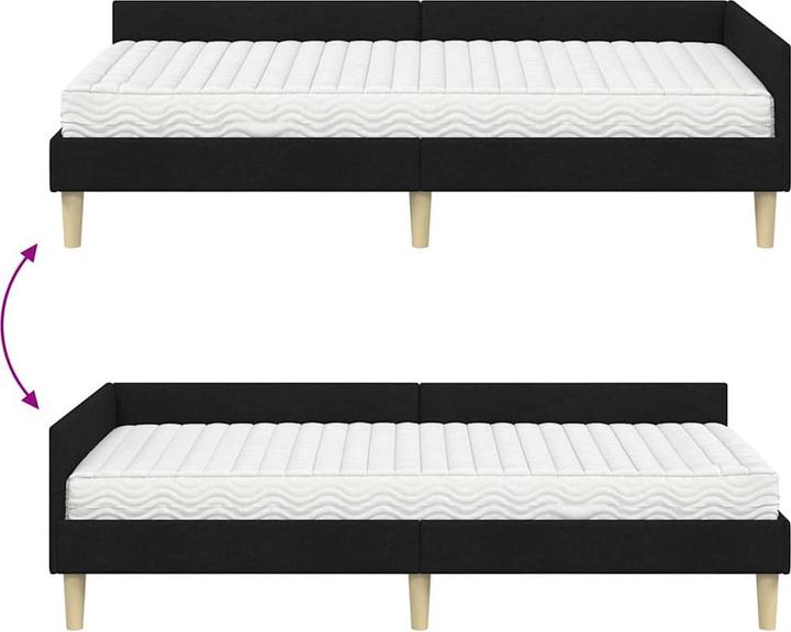 Image du produit vidaXL Eckbettgestell (100 x 200 cm)