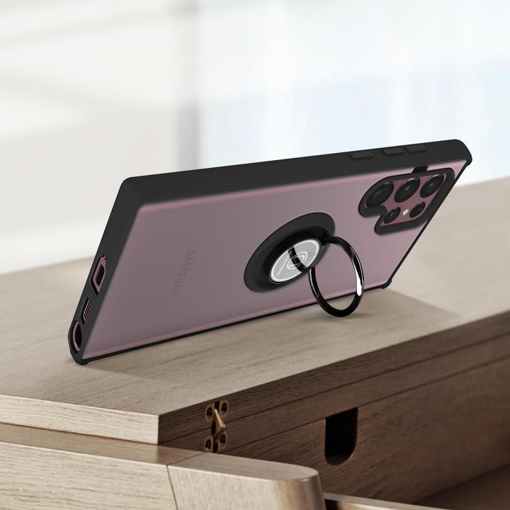 Image du produit Avizar Étui pour téléphone portable avec support pour anneau Series (Samsung Galaxy S22 Ultra)