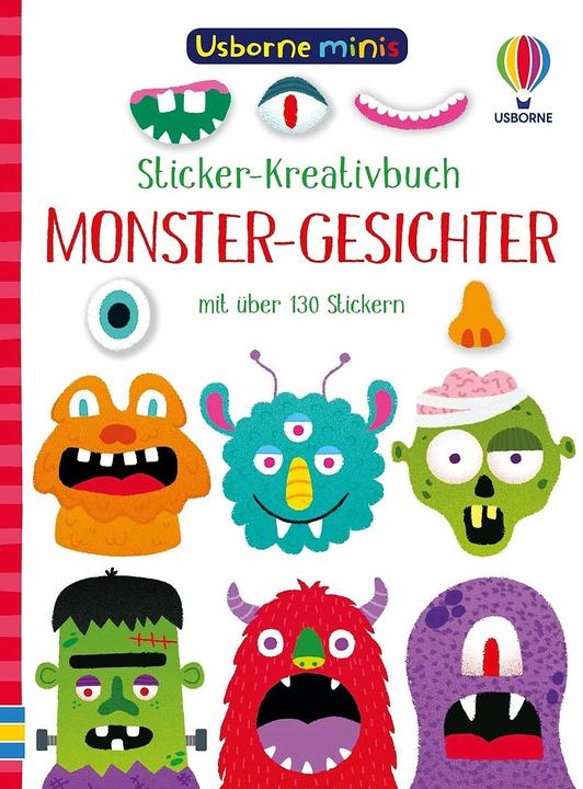 Produktbild Sticker-Kreativbuch: Monster-Gesichter