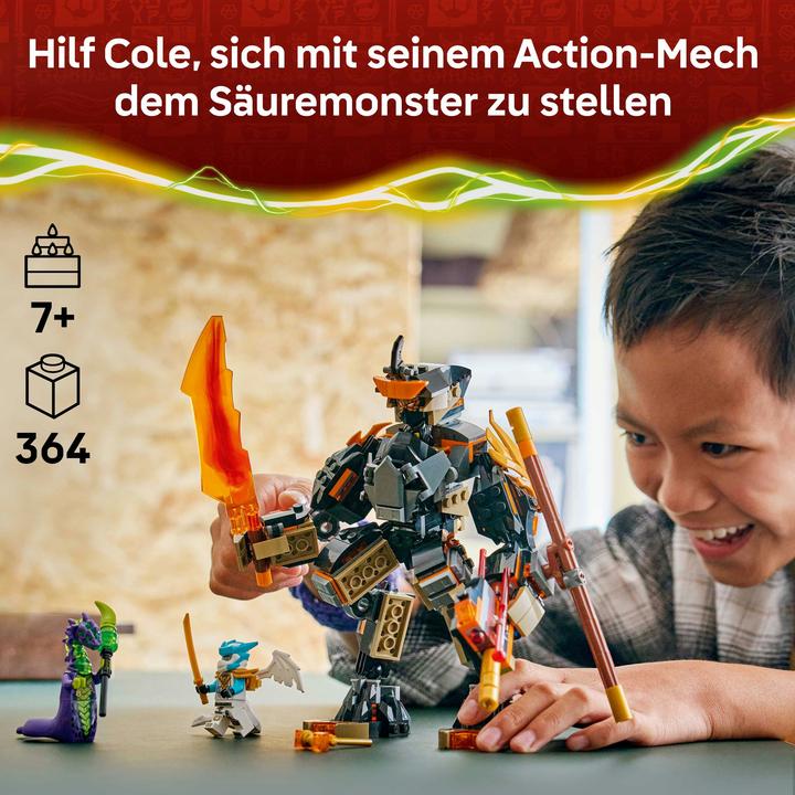 Produktbild LEGO Coles Action-Mech und Drachen-Zane (71854, LEGO Ninjago)