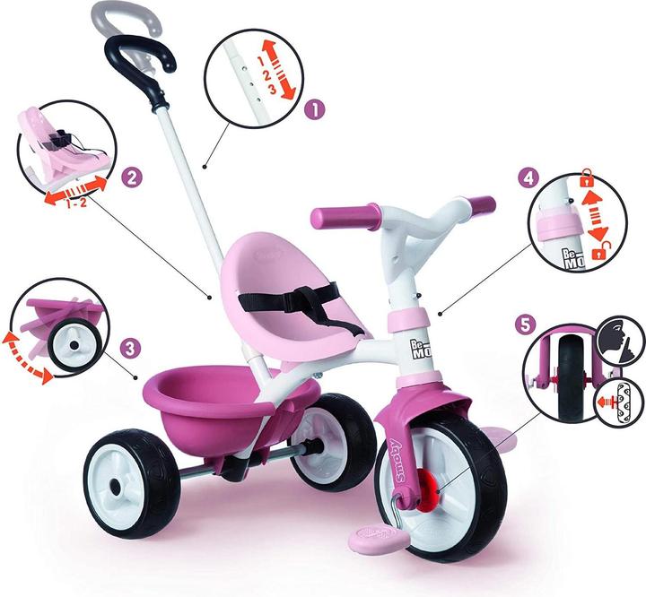 Immagine prodotto Smoby Diventa Triciclo Move Rosa