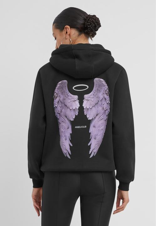 Immagine prodotto Miss Tee Felpa con cappuccio Angels Club Donna - 174149 (3XL)