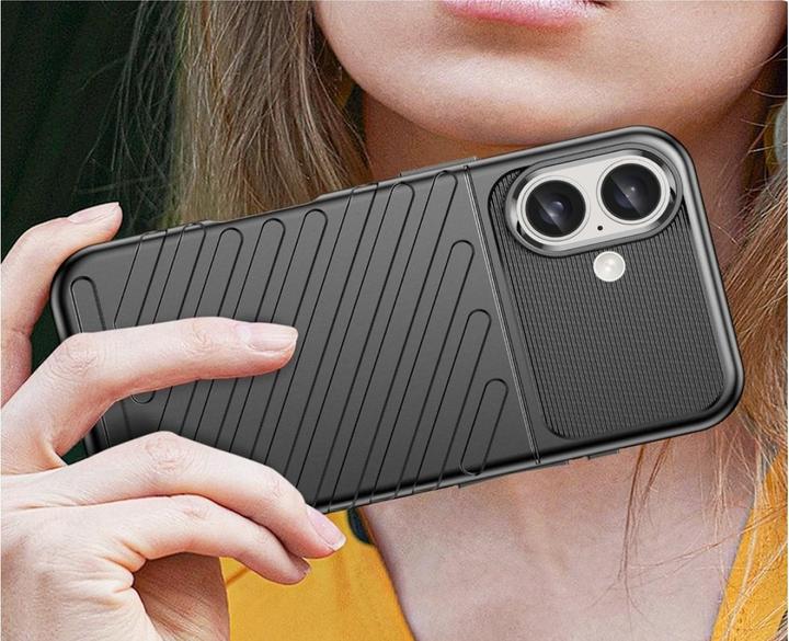 Productafbeelding Screenguard Apple iPhone 16 Plus SpaceCase stootvast hoesje (Apple iPhone 16 Plus)