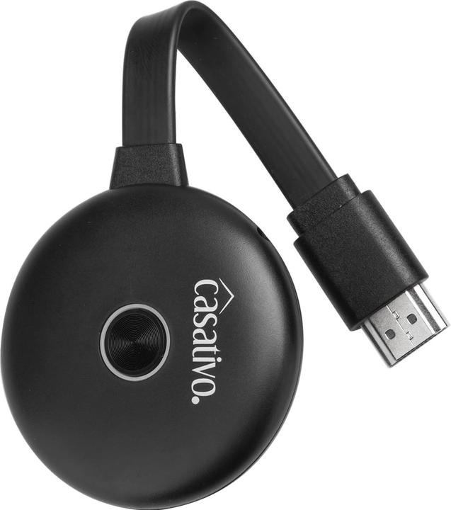 Casativo WLAN-HDMI-Streaming-Empfänger für AirPlay, DLNA, Miracast, bis 4K UHD inkl. HDMI und USB Kabel (Android 4.4 (KitKat), iOS 8)