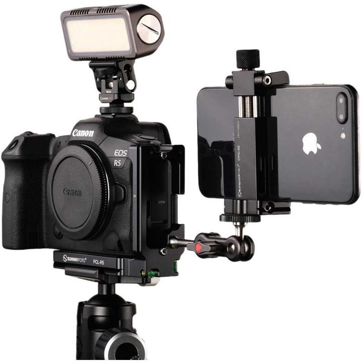 Actual product image Sunwayfoto L-Bracket for Canon R5/R6 PCL-R5 (L-rail)