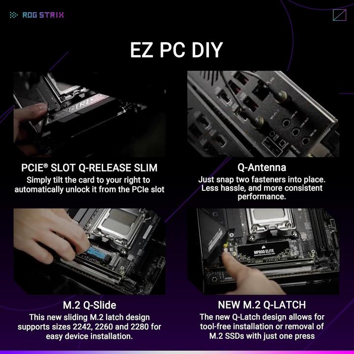 Produktbild ASUS ROG STRIX B850-I GAMING WIFI (AM5, AMD B850, Mini-ITX)