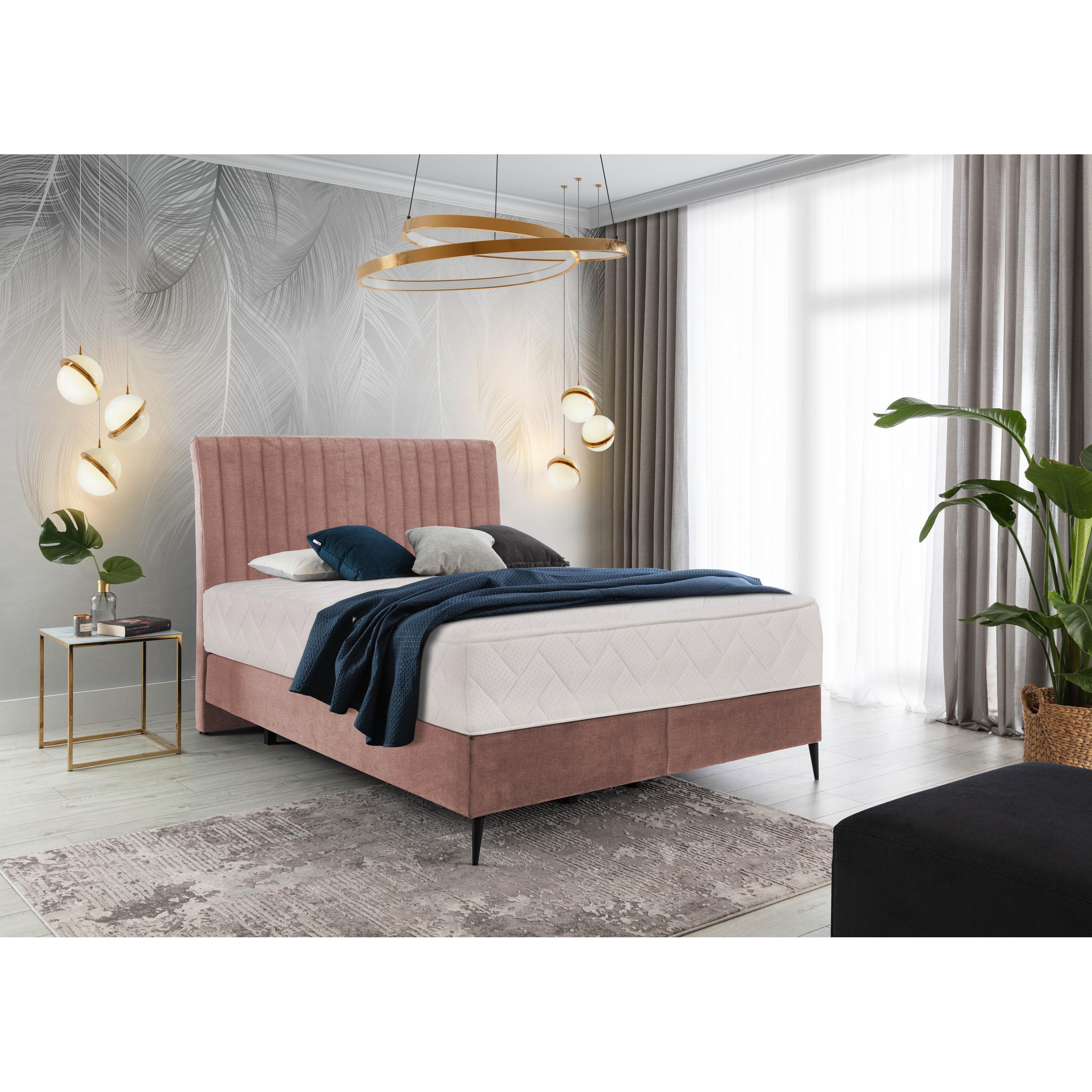 ELTAP, Boxspringbett, Blanca (140 x 200 cm)