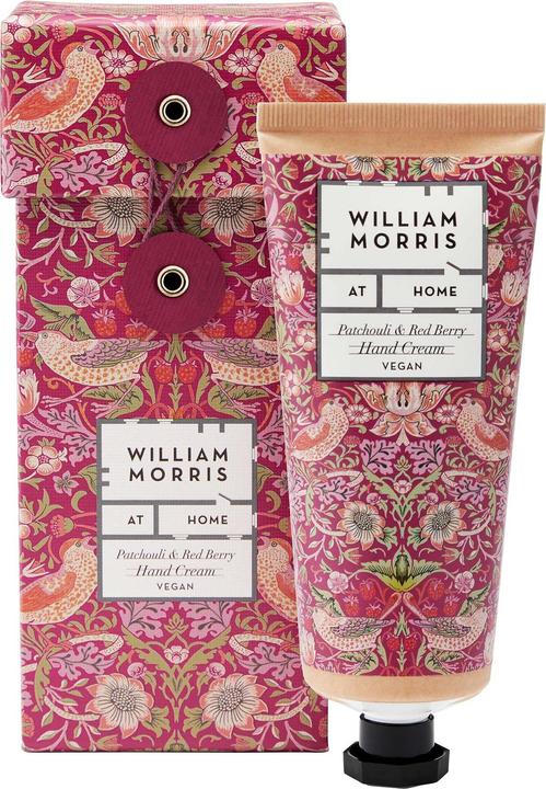 Actual product image Morris & Co William Morris At Home Strawberry Thief Hand Cream Patchouli & Red Berry Scented 100ml (100 ml)
