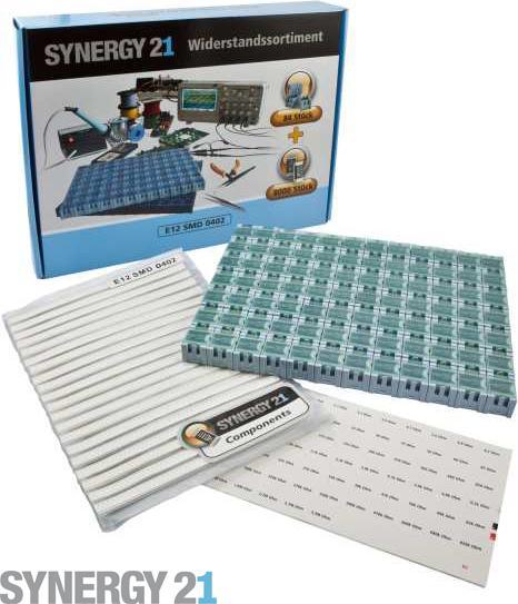 Actual product image Synergy 21 Resistor assortment E12 wire wound resistors 5% SET