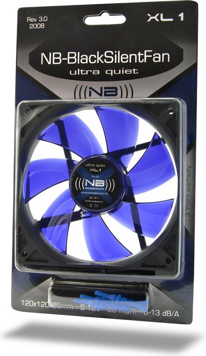 Produktbild Noiseblocker BlackSilentFan XL1 (120 mm, 1x)
