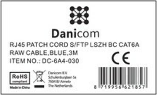 Produktbild Dsit CAT 6a Netzwerkkabel LSOH (CAT6a, 3 m)