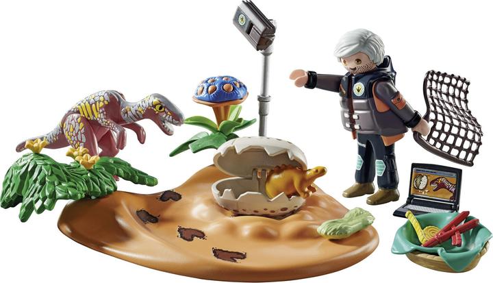 Produktbild Playmobil Stegosaurusnest mit Eierdieb (71526)